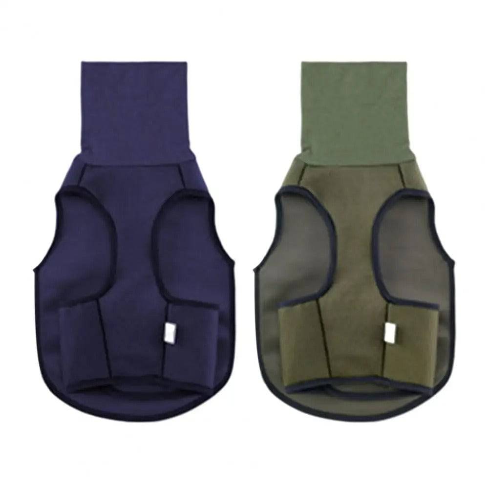 Navy Blue Dog Anti-Anxiety Vest Calming Jacket with Hoodie