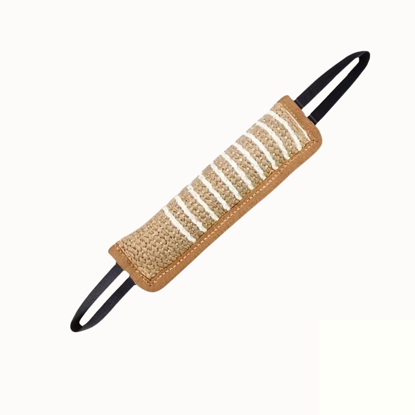 Beige Dog Bite Tug Toy Dental Health Teething Relief