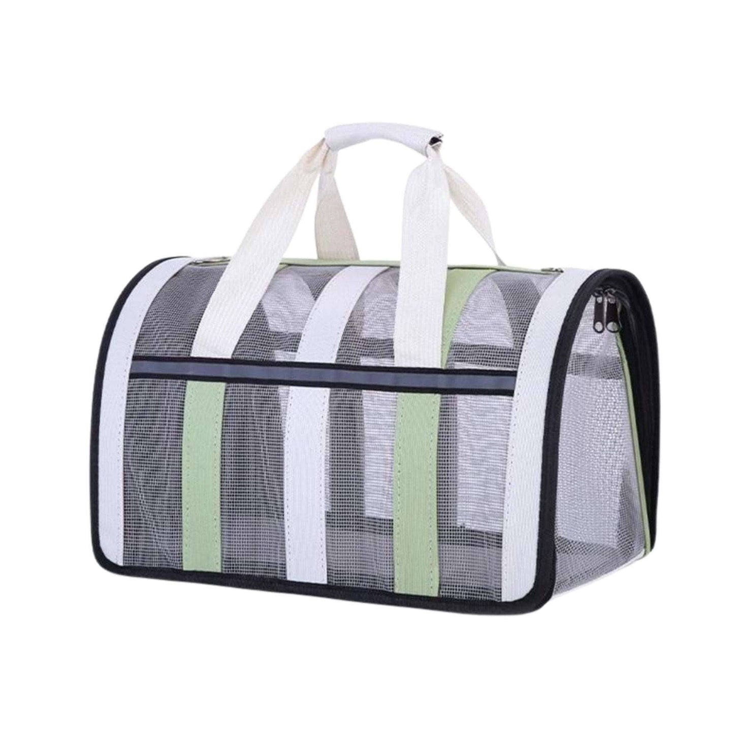 Avocado Green Pet Carrying Bag Large Capacity Portable Breathable Shoulder Bag For Outdoor Use Suitable For All Seasons