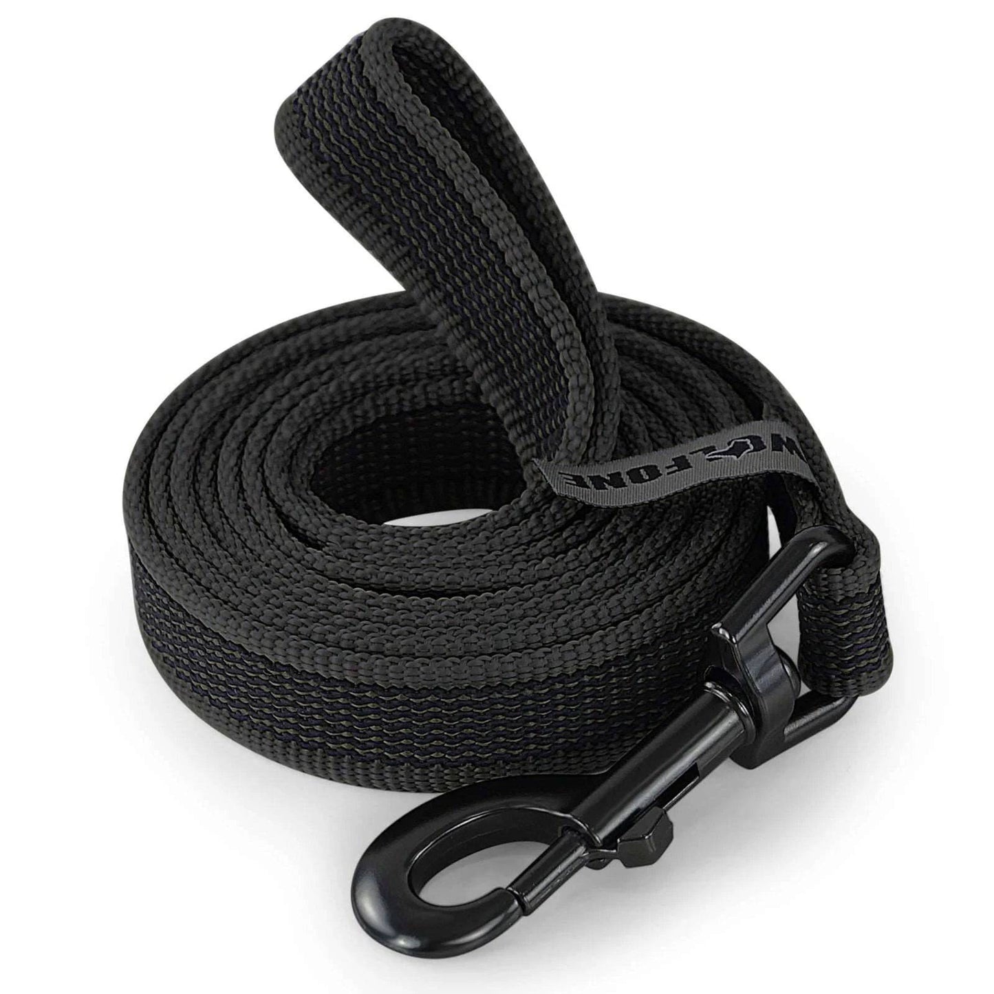 Black Dog Leash Latex Silk Easy and Convenient Training Big Dual Color