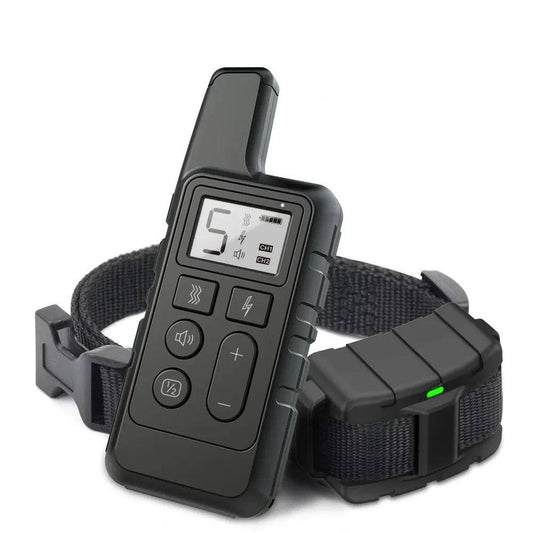 Black Dog Training Collar 500m Control Trainer Device Vibration / Electrostatic pulse / Warning Stop Bark Deterrents
