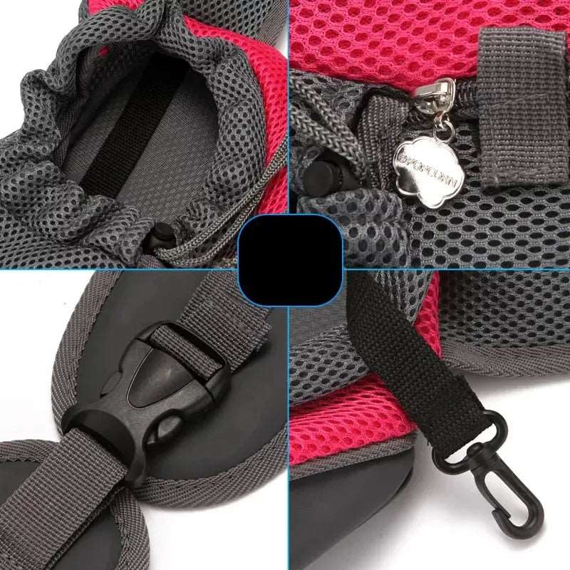 Green Carrier Outdoor Travel Dog Puppy Cat Kitten Shoulder Bag Mesh Oxford Single Comfort Sling Handbag Tote Pouch