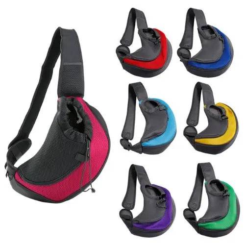 Pink Carrier Outdoor Travel Dog Puppy Cat Kitten Shoulder Bag Mesh Oxford Single Comfort Sling Handbag Tote Pouch