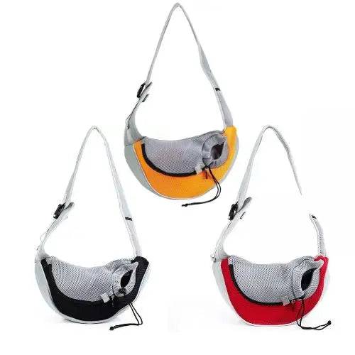 Red Light Grey Pet Puppy Carrier Outdoor Travel Dog Shoulder Bag Mesh Oxford Single Comfort Sling Handbag Tote Pouch