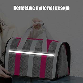 Rose Red Pet Carrying Bag Large Capacity Portable Breathable Shoulder Bag For Outdoor Use Suitable For All Seasons