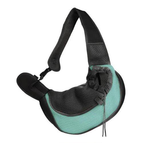 Sky Blue Carrier Outdoor Travel Dog Puppy Cat Kitten Shoulder Bag Mesh Oxford Single Comfort Sling Handbag Tote Pouch