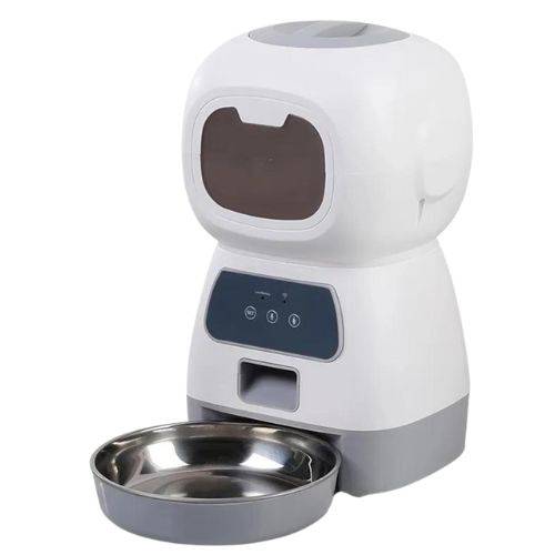 Wifi 3.5L Robot Smart Automatic Pet Food Dispenser For Dog Cat Bowl Timer Water Dispenser Auto Sensor